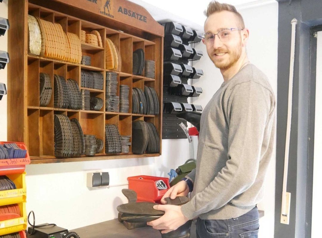 Maßschuhe in der Fertigungswerkstatt